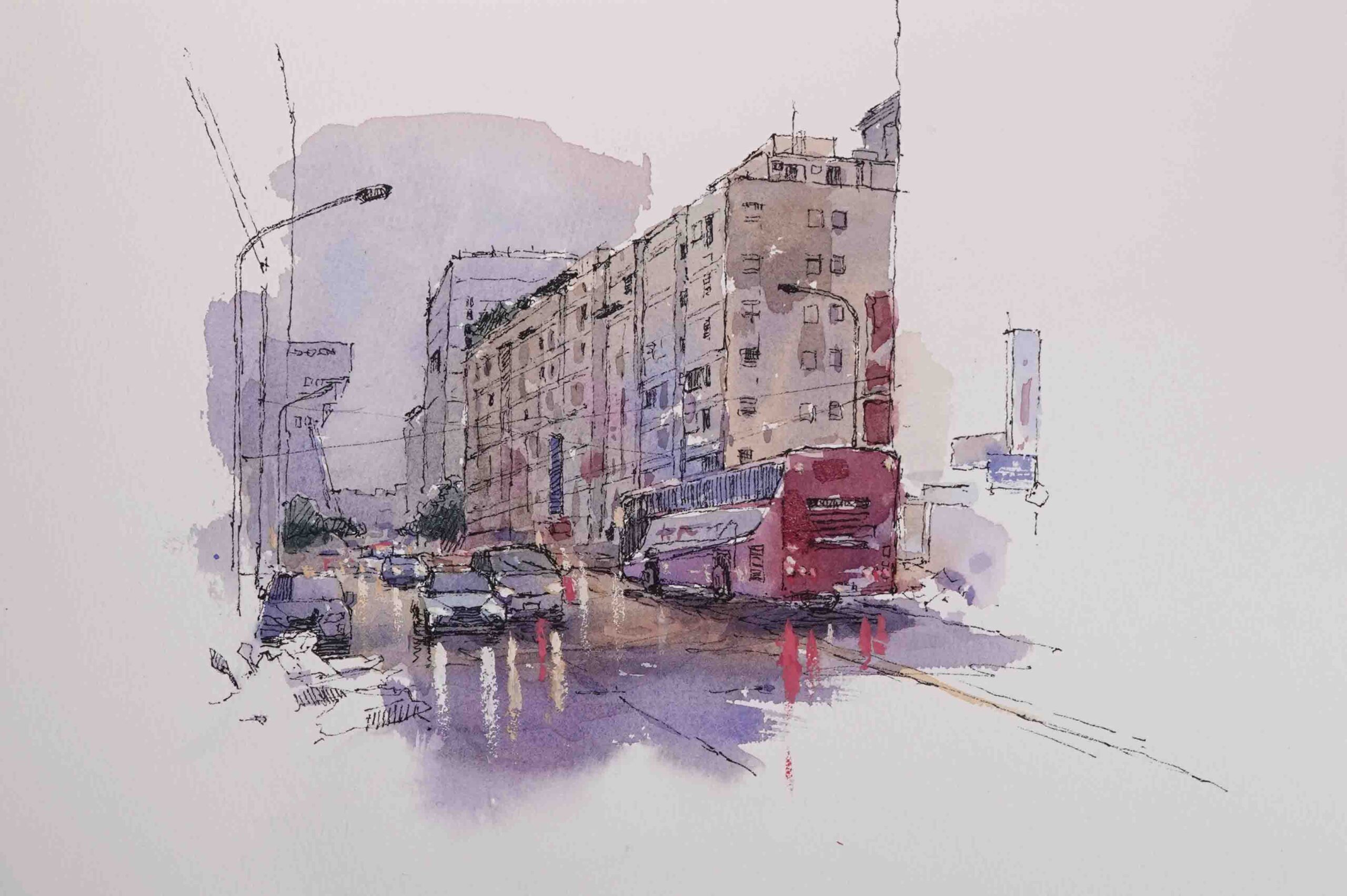 生活水彩速寫課程-進階篇(12堂) 即將開課~