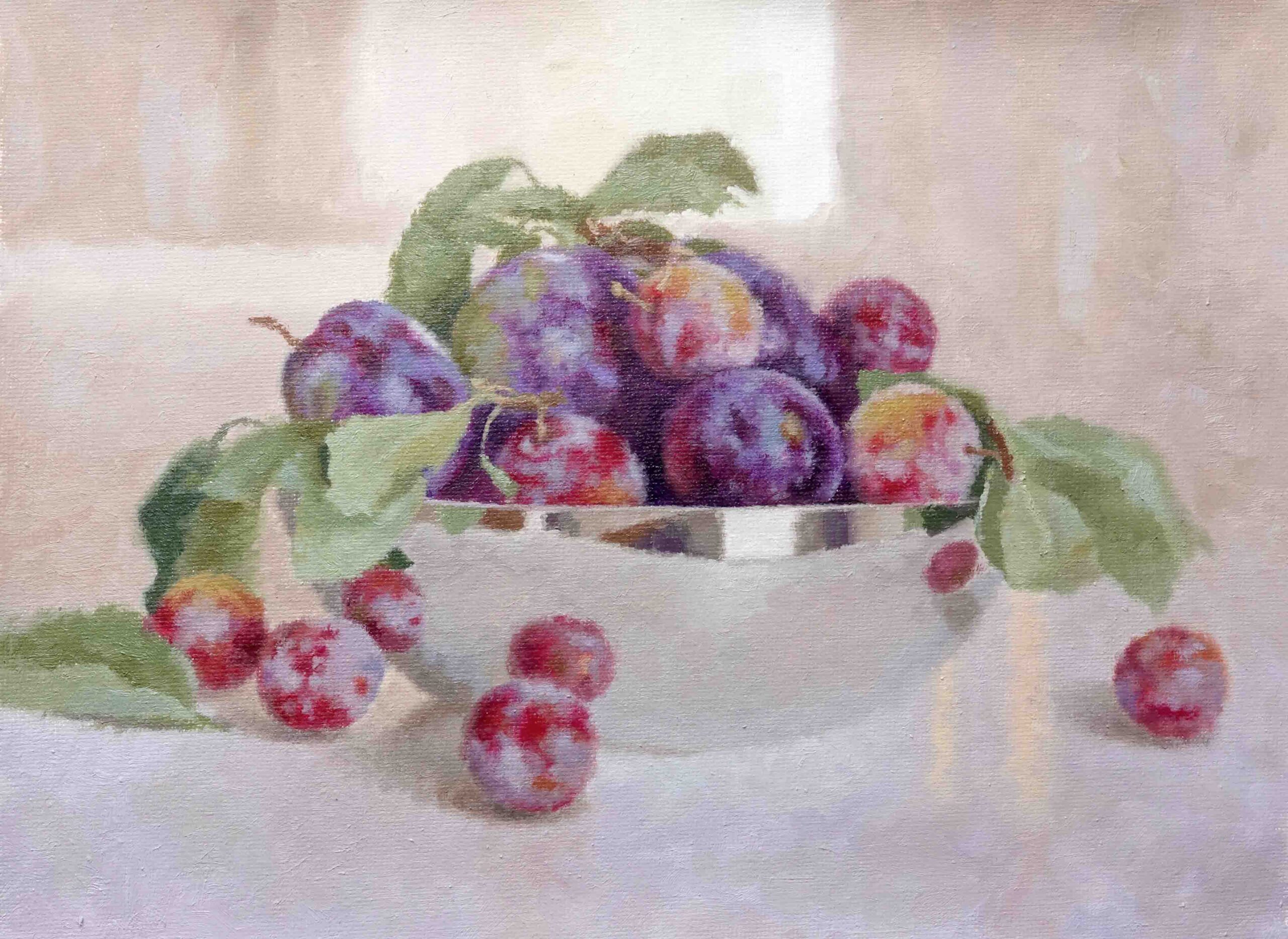 油畫靜物-酸甜的滋味(1~4)